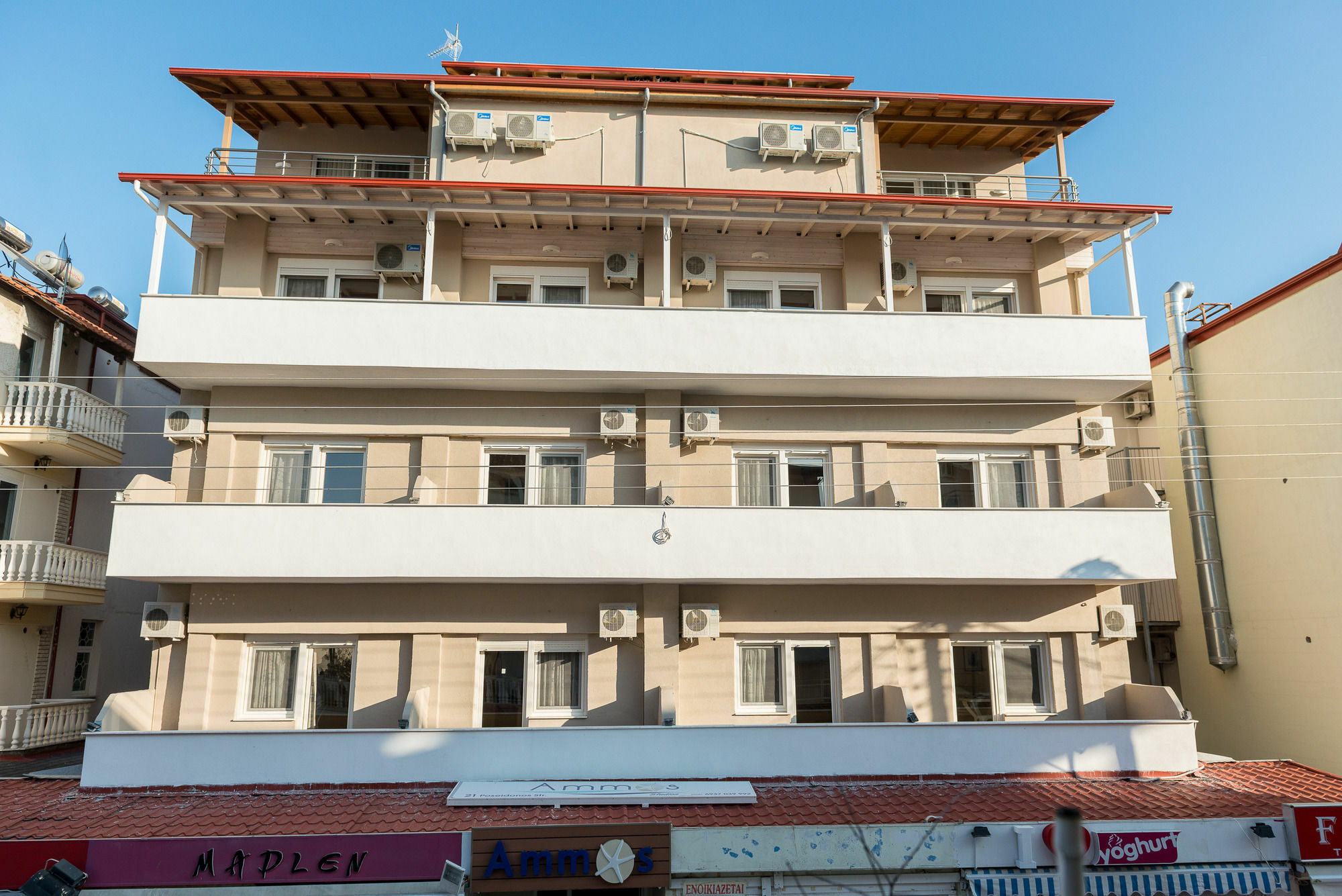 Ammos Beach Seaside Luxury Suites Hotel Olympiakí Aktí Exteriör bild