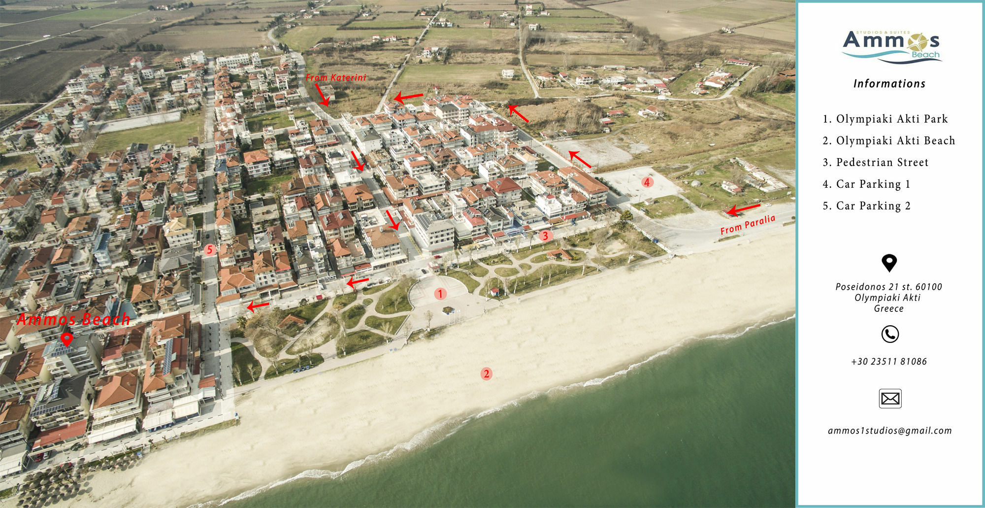 Ammos Beach Seaside Luxury Suites Hotel Olympiakí Aktí Exteriör bild